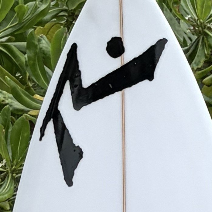The Rusty mark on the nose of two of my boards